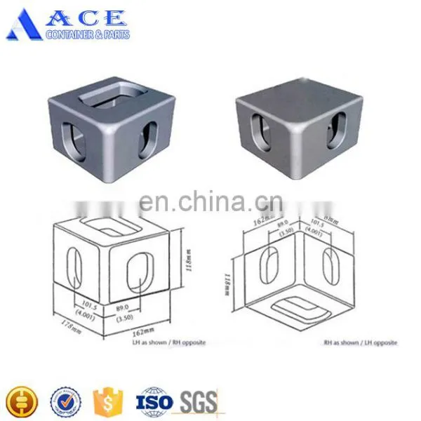 Casting Steel JIS SCW 480 Material ISO Shipping Container Corner photo-4