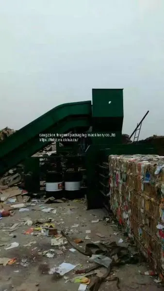 120Tsemi-automatic Horizontal Waste Paper Packing Machine photo-5