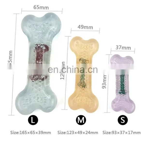 Soft TPR Bone Toy Dog Bone Chew Toys Dog Chew Toy Toothbrush photo-6