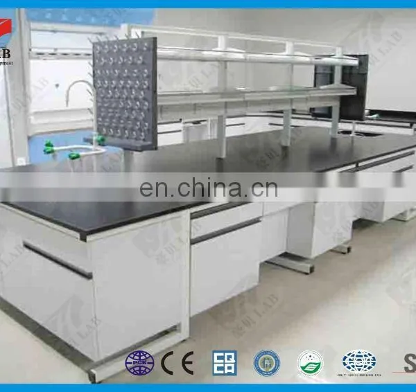 Lab Solid Wooden Workbench Physics Laboratory Instruments Research Pharmacy Used Mobile Laboratory Pathology photo-5