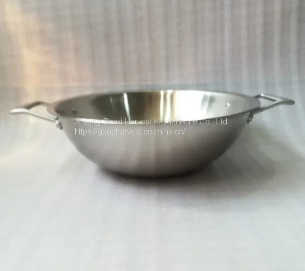Stainless Steel Wok 38cm photo-2