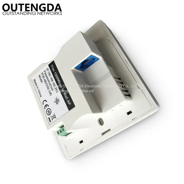 1200Mbps Full Gigabit Embedded Wireless Panel Router in Wall Access Point With Two Lan RJ45 and RJ11 Phone Port for Smart Hotel photo-5