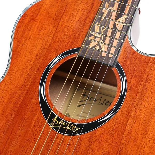 Best Price Acoustic Guitar Made in China Deviser L725B OEM Acoustic Guitar for Sale photo-2