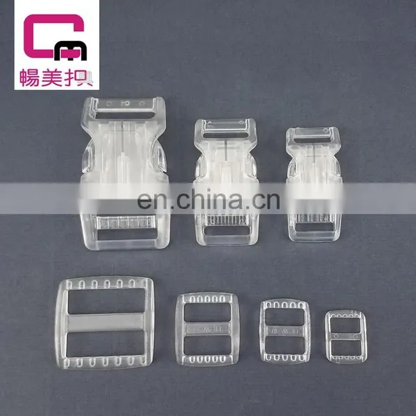 PC Buckle Transparent Design Simple and Practical Buckle With Insert Design ,add Logo