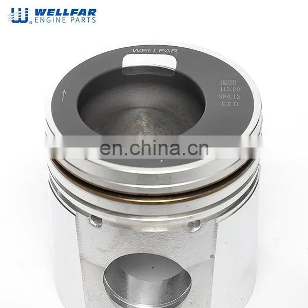 6CTAA Diesel Engine Parts High Performance Piston 114mm For Cummins photo-3