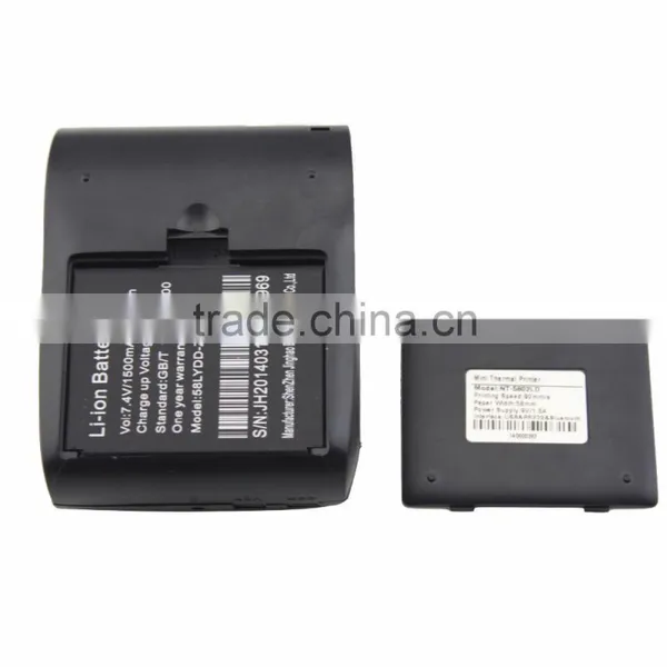 Trade Assurance 5802LD 58mm Bluetooth Thermal Printer Andriod Smartphone/pc/computer Mini Cheap Printer photo-2