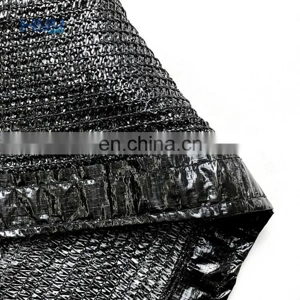 Garden Nursery 80% Shading HDPE Green House Netting Black Sun Shade Net for Vegetable photo-2