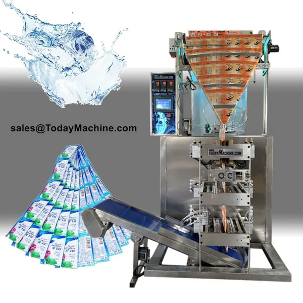 Automatic Multi Lane Mouthwash Stick Gel Drink Liquid Sachet Packing Machine photo-3