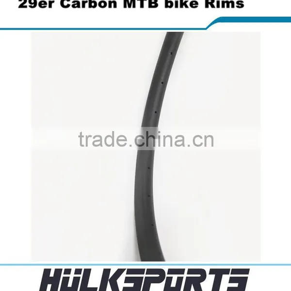 Cheap 29er Mtb Carbon Rims Wheels Tubeless 30mm Width Mountain Bike Carbon Rims 3K/UD Hookless 29 Carbon Rim photo-5