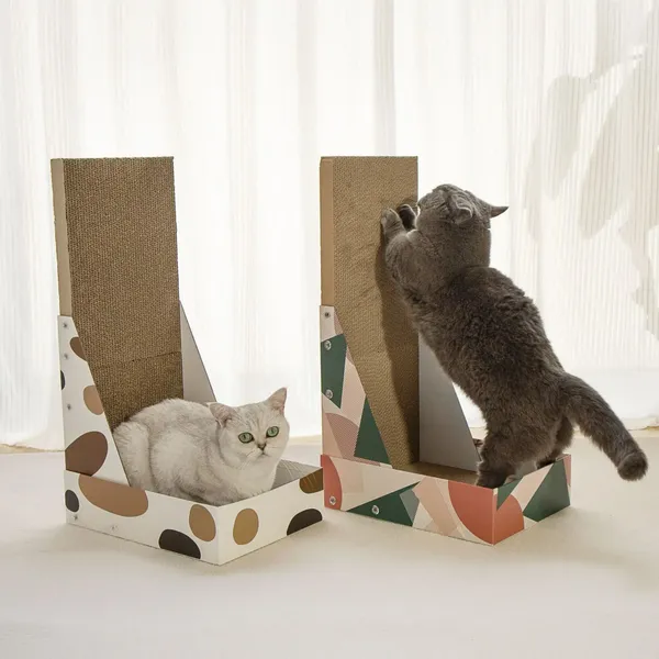 MeowLove Hot Sales Scratcher Cat Play Toy Corrugated Cardboard Cat Scratcher Cat Cardboard photo-2