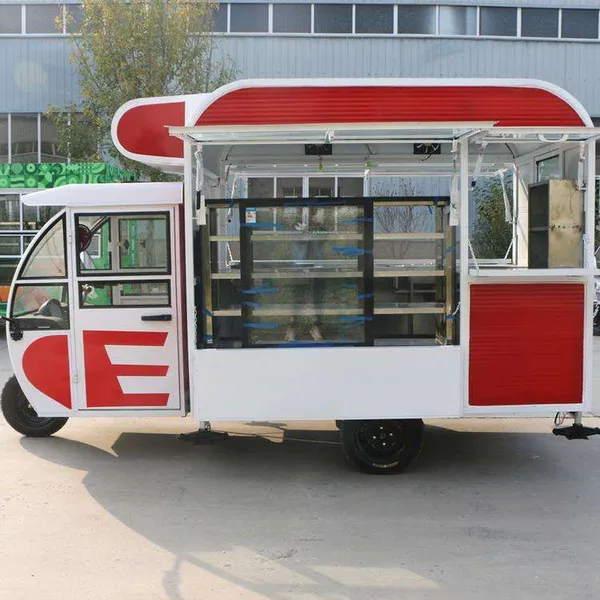 Three Wheeler Food Truck Electric Catering Trailer Coffee Food Truck Electric Tricycle Food Cart photo-4