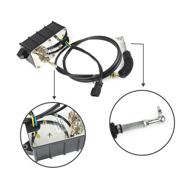 AC2-1500 (AC1500) Throttle Motor for Sany SY215 SY135 SY335 SY235 Excavators Accelerator Motor Replacement photo-4