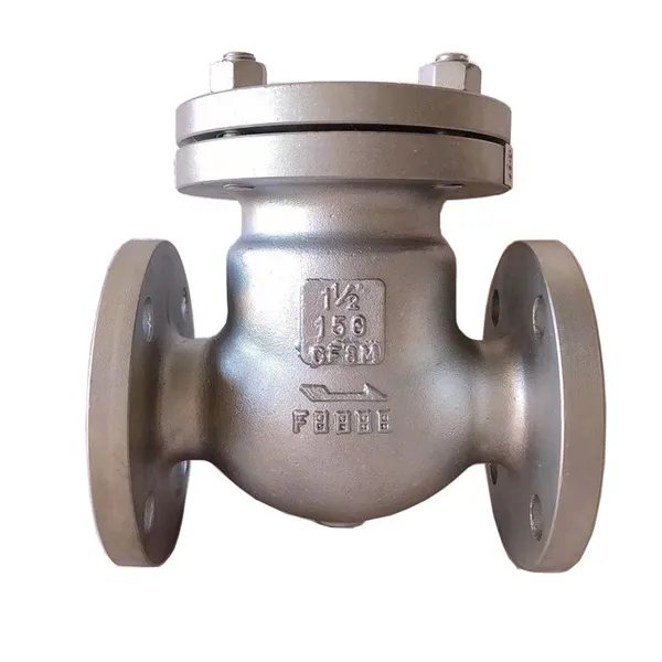 Best-selling Cast Steel Stainless Steel WCB CF8 CF8M American Standard Flanged Swing Check Valve Non Return Valve
