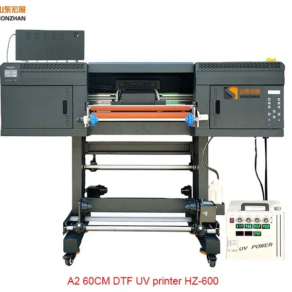 HONZHAN HZ-UVDTF600 DTF UV-принтер, ламинатор рулон-рулон для пленок A и B, формат A1, 60 см