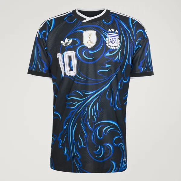 2026 Season Argentina World Cup Jersey, Same Style as Messi, Royal Blue Player Version Short Sleeve Men's Football Shirt photo-2