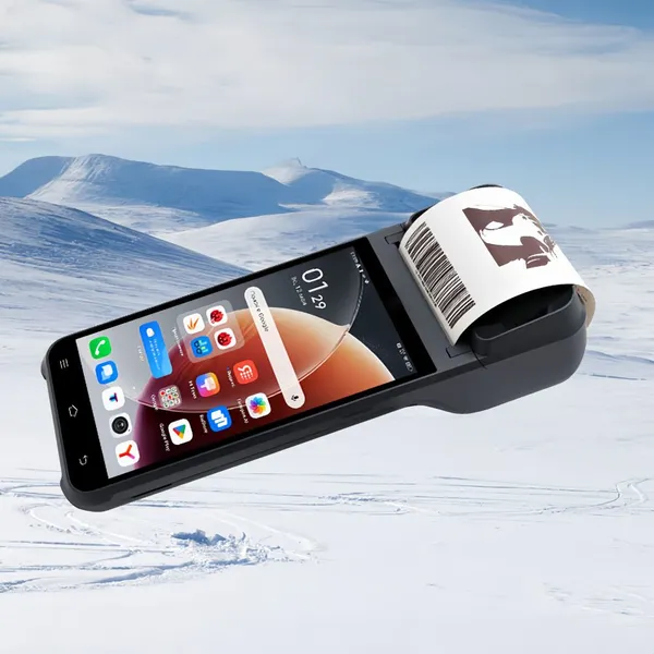 POS PDA Receipt/Label Printer,Symcode Android 14 Handheld POS Printer 3GB+32GB With NFC Reader,Wifi/Gps/BT/5G Full Network Connection 58mm Printer photo-4