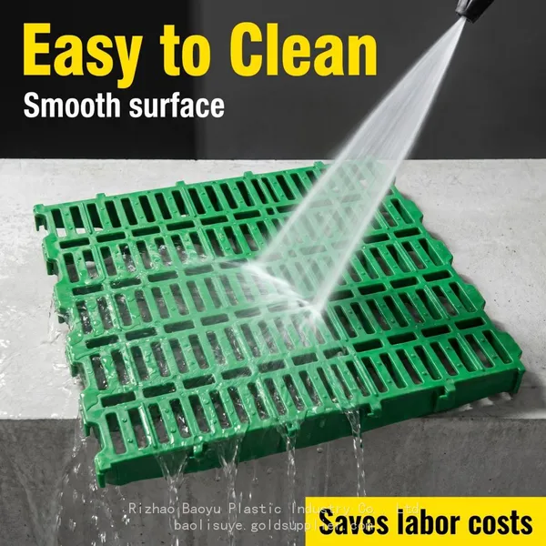 Goat Slatted Floor With Optimized Gap, Efficient Decontamination Anti-slip Plastic Floor for Goat Farm