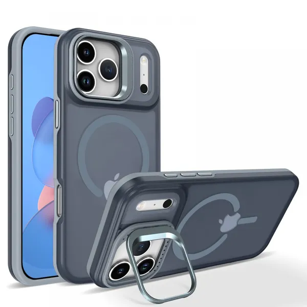Suitable for Apple 17promax Mobile Phone Case New Iphone18pro Frosted Magsafe Magnetic All-inclusive Protective Case 16plus Wireless Charging Simple photo-3