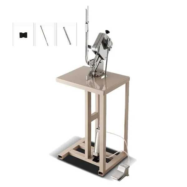 MO-Qdmdch Pneumatic U Clip Sealing Machine BZ021 Air Powered Buckle Clipper 0.6-0.8MPA Foot Pedal Net Bag Ham Sausage Tying photo-4
