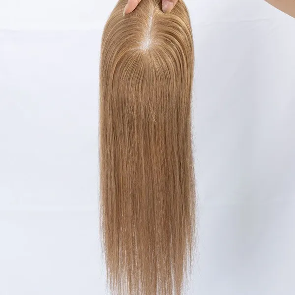 Findingdream Ash Brown Remy Hair Toppers