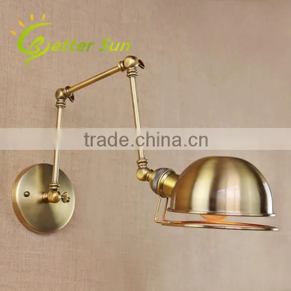 Fotis Industrial Loft Long Adjustable Swing Arm Wall Sconces photo-5