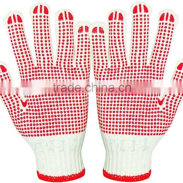 Pvc Dotted Cotton Gloves,cotton Dotted Gloves,dotted Gloves photo-4