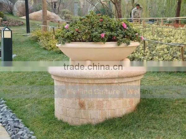 Big Outdoor Garden Stone Flower Pots photo-2