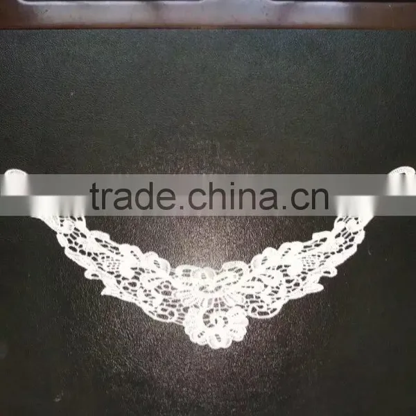 Chemical Embroidery Lace Collar Lace Brooch for Wholesale photo-4