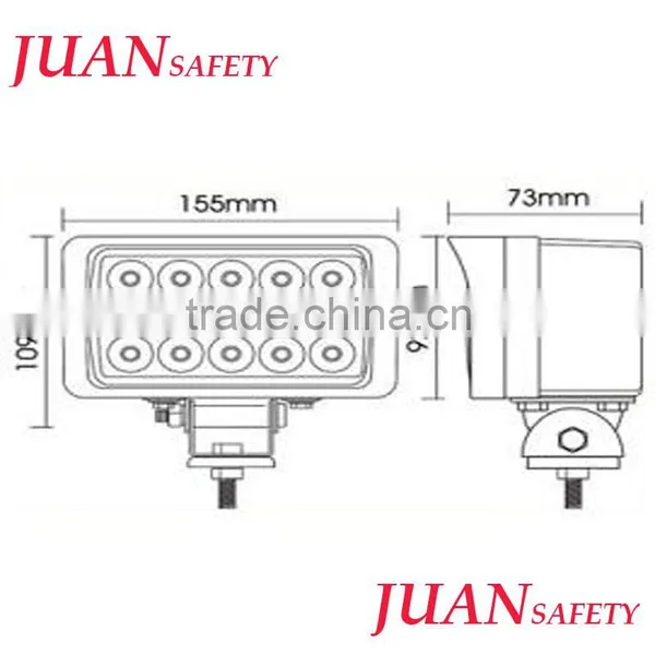 New 45w off Road Light Vehicle Led Work Lights 4x6 Led Truck Headlight LED-3045F Quality Choice photo-3
