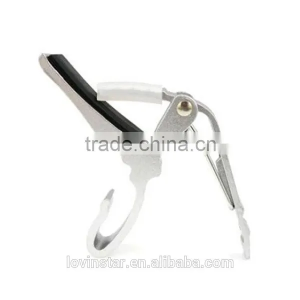 High Quality Aluminium Alloy Colorful Bass Guitar Capo Key Clamp for Student photo-2