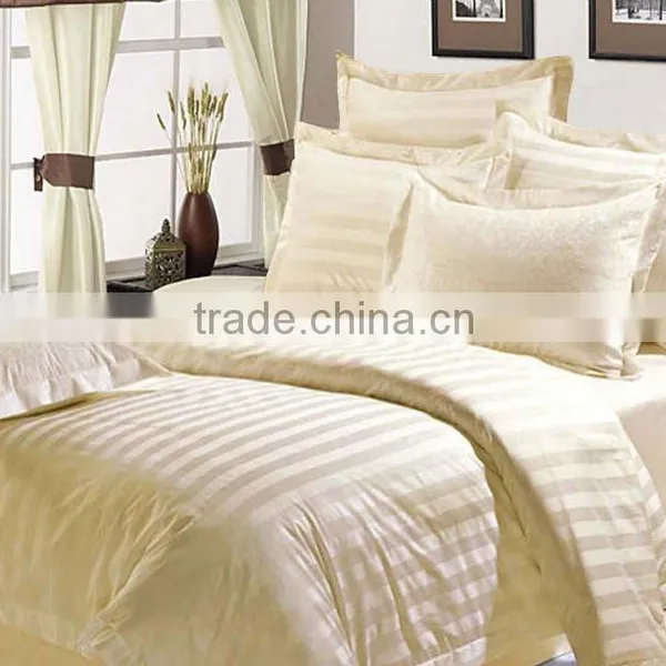 100%cotton White and Dyed Stripe Fabric for 5 Star Hotel Bedding Sets photo-5