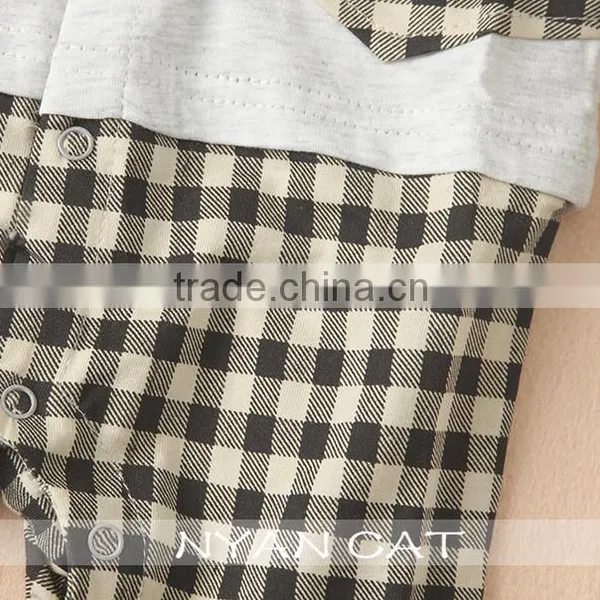2016 Summer Baby Boy Handsome Modeling Fake Vest Kids Boy Tie Bow Baby Romper Children Boy Junpsuits photo-6