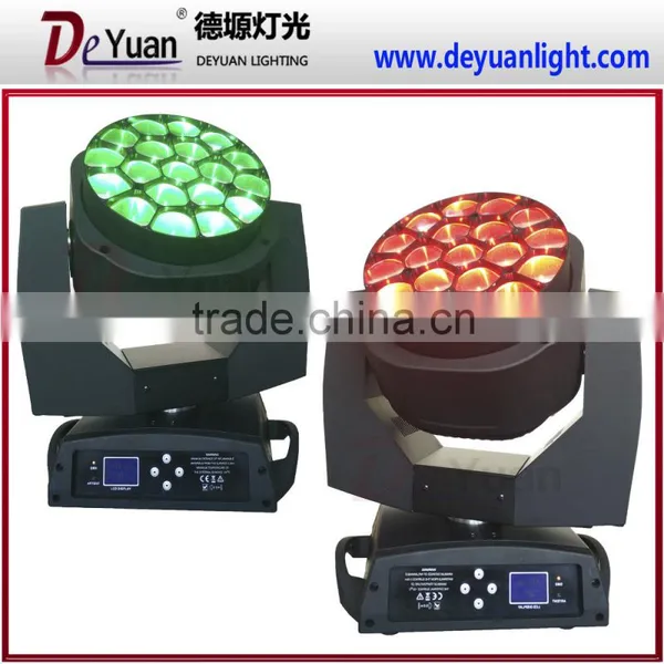 Cheap 19pcs Bee Eyes Zoom Sharpy Moving Head/ Led Rgbw Colorful Zoom Stage Light photo-4