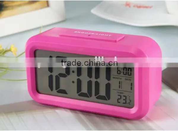 Multicolor Smart Alarm Clock Night Light ABS Color Randomly Clock With Temperature photo-6