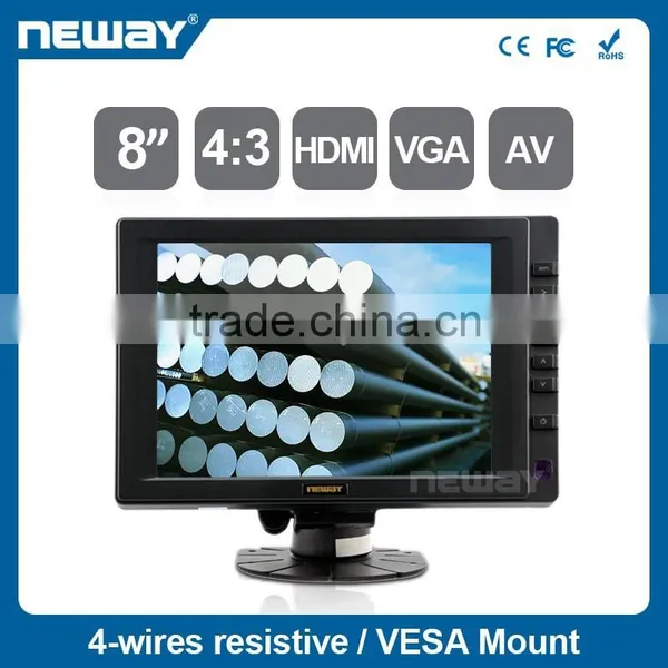 New 8 Inch LED Monitor /application Monitor / Car Monitor