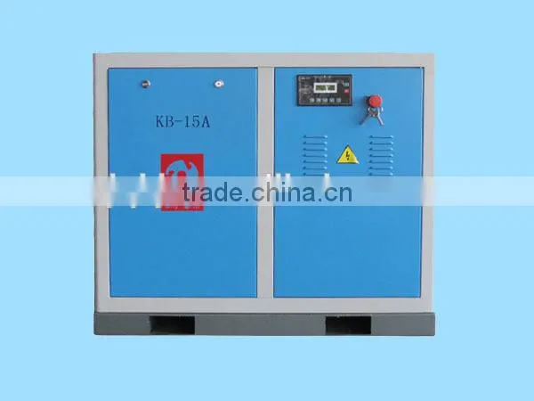 11kw 15hp Stationary Screw Air Compressor for Industrial Use