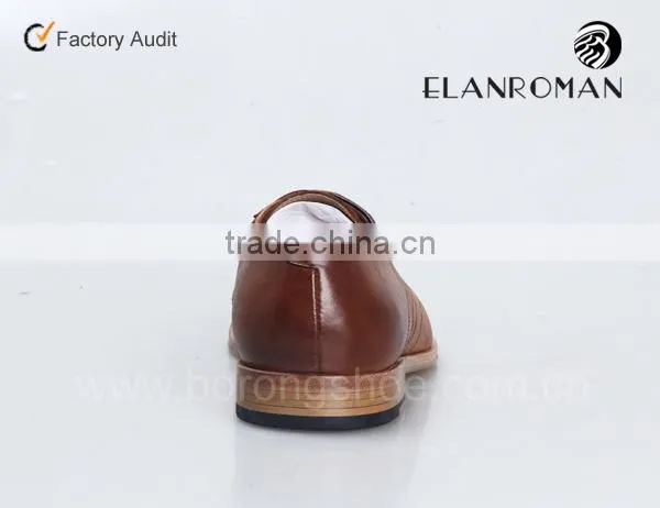 Hot Sale Genuine Leather Oxford Shoes Italian Formal Shoes Manufacturer photo-3