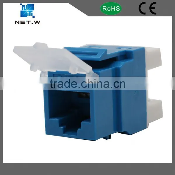 High Performance Cat5e Cat6 Cat6a Keystone Jack Supplier Patch Panel photo-4