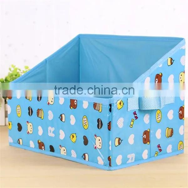 Hot Sales Promotional Wholesale Newest Blue Fabric Storage Boxes photo-2