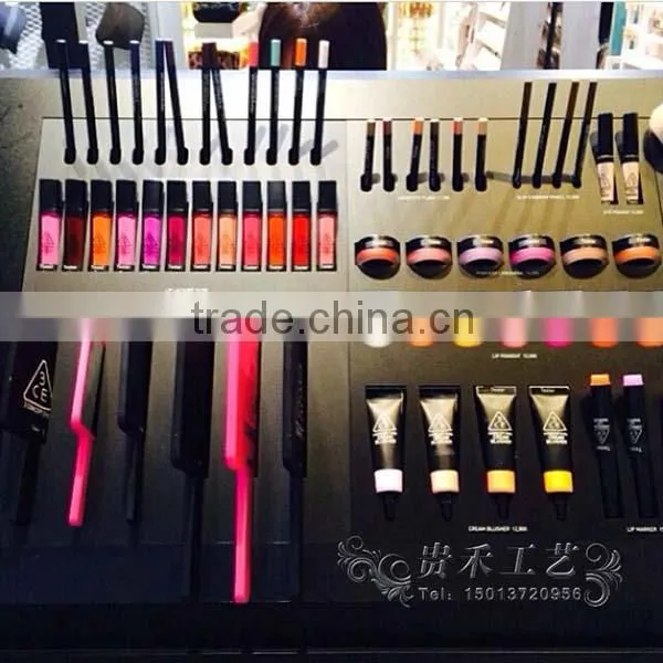 3ce Display Cosmetic Display Counter, Beautiful Acrylic Cosmetic Display for Eye Shadow photo-4