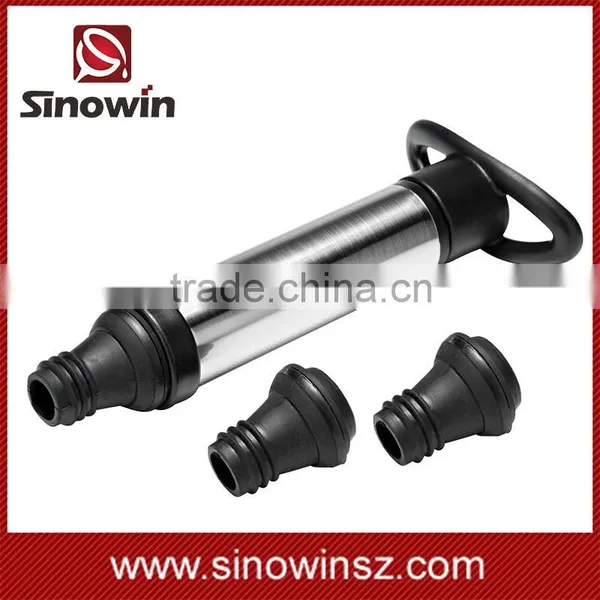 Best Selling Wine Bottle Saver Bulk Cheap Wine Vacuum Pump With 2 Stoppers photo-5