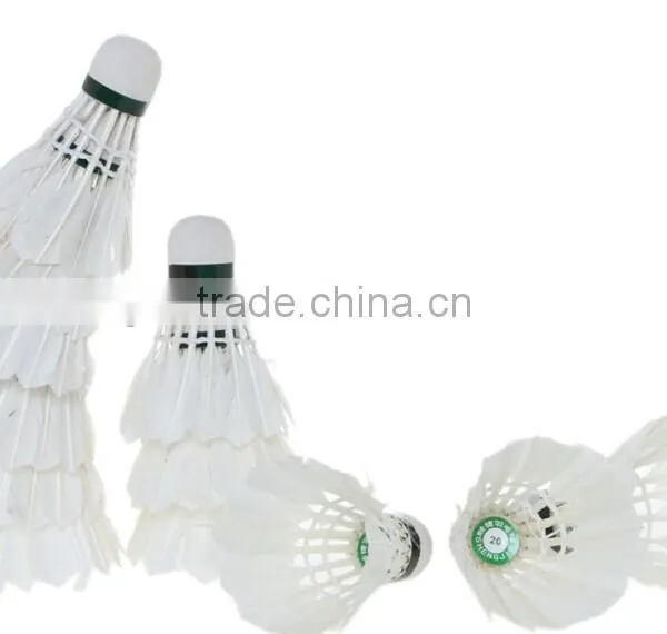12Pcs Durable Duck Feahter Shuttlecock Badminton For Training photo-6
