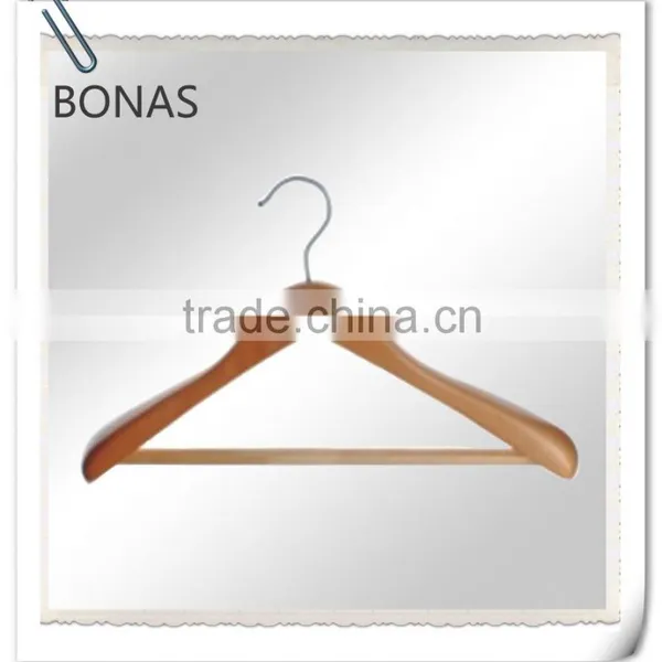 High Quality Wooden Display Hanger, Hotel Clothes Hanger