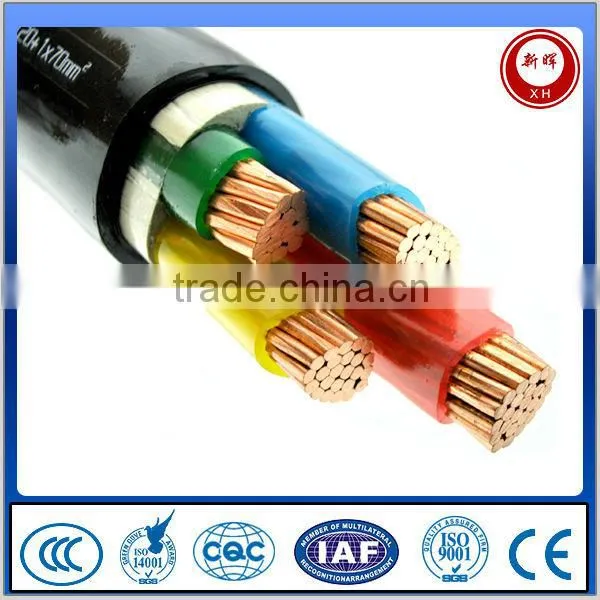 PVC Insulated Copper Conductor Steel Wire Armoured Power Cable 4 Cores 10mm photo-6