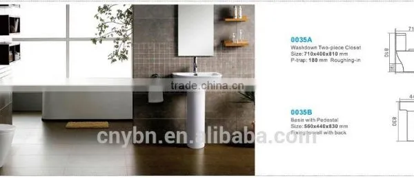 China Supplier Sanitary Ware Ceramic Bathroom Set Two Piece Toilet photo-5