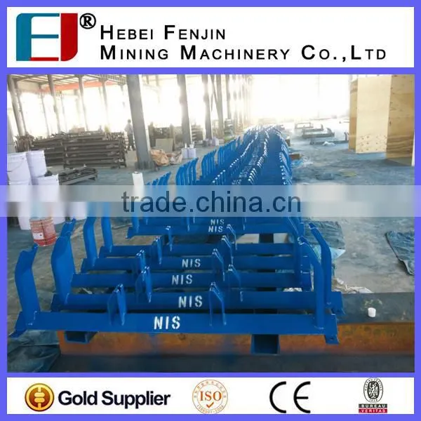 Idler Roller Frame, Conveyor Roller Rack, Troughing Roller Bracket For Supporting Belts photo-2