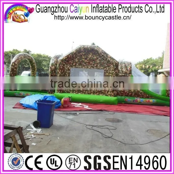 Hot Sale Camouflage Inflatable Rat Race Obstacle Course photo-4