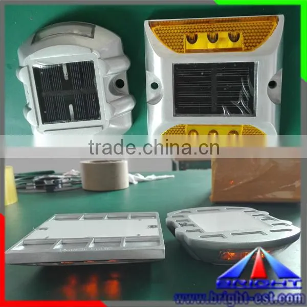 3-year Warranty!!LED Studs,Pavement Studs,Plastic&Aluminum Blue/Yellow/Red Solar Garden Lights photo-2