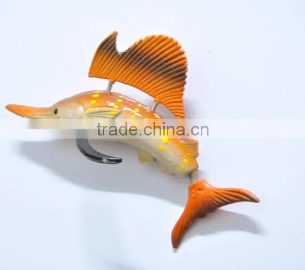 4 Inch Handmade Plastic Tropical Fish Fridge Magnet photo-3