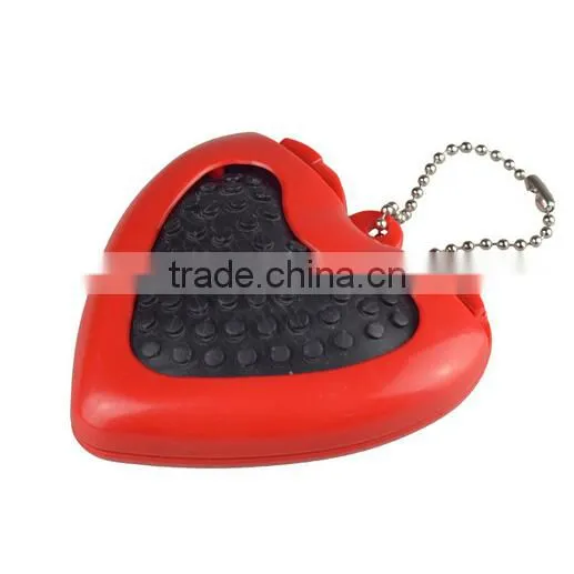 Flower Shape Plastic Pocket Mirror With Comb photo-5